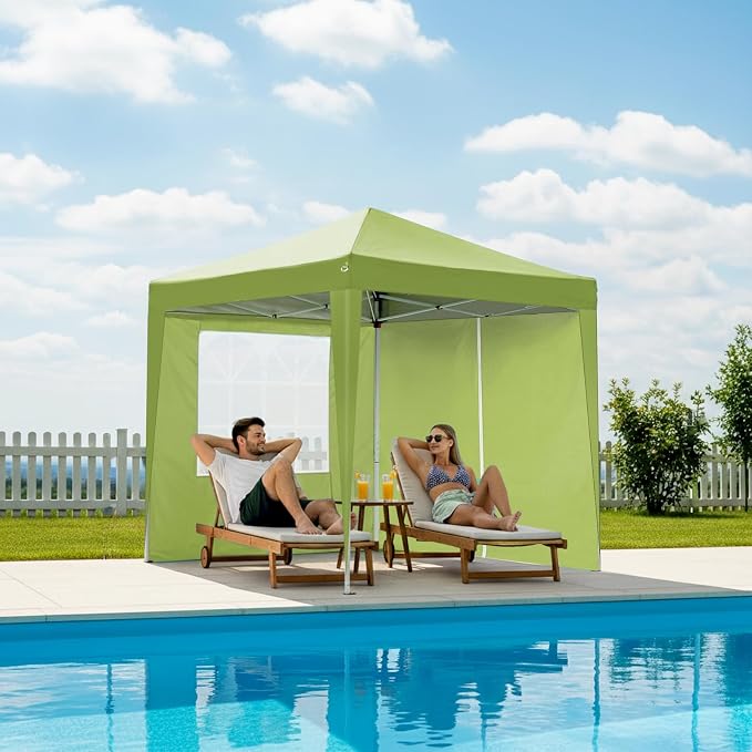 Outvita 6.5x6.5ft Pop Up Canopy Tent, Outdoor Instant Shelter Folding Canopy - Image 7