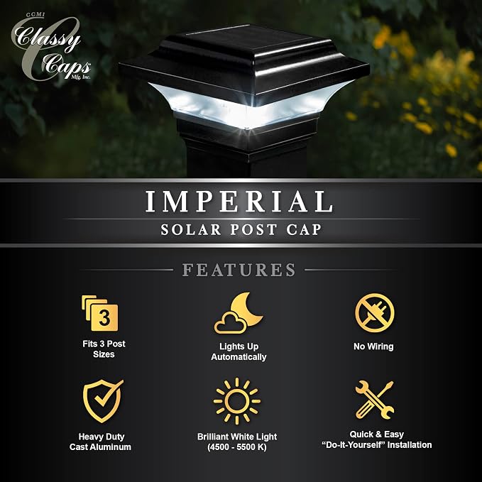 Classy Caps Imperial Solar Post Cap - Image 7