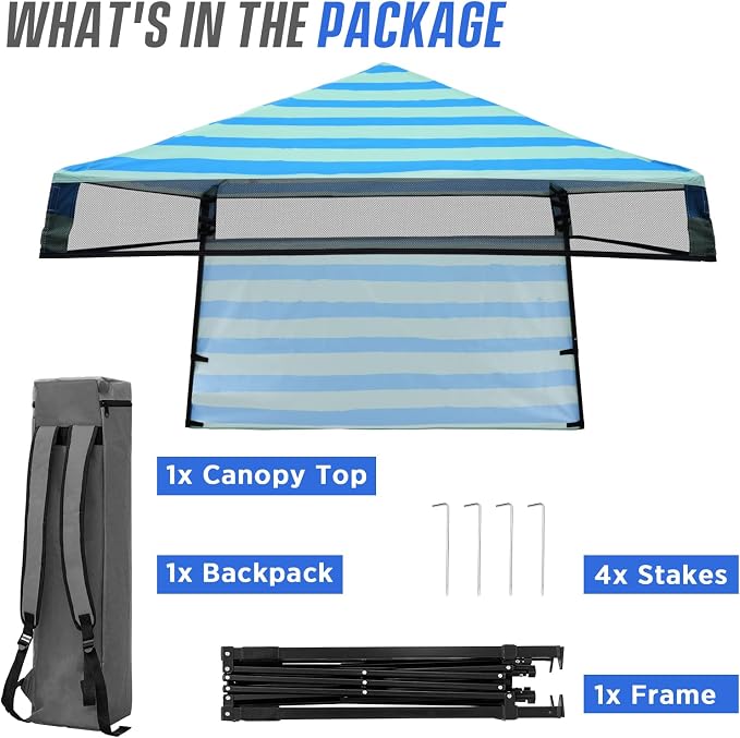 EAGLE PEAK 8x8 Pop Up Canopy Tent - Image 8