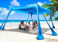 Beach Tent Sun Shelter 10x10ft Beach Canopy Easy Pop Up Sun Shade Portable by Wabolay