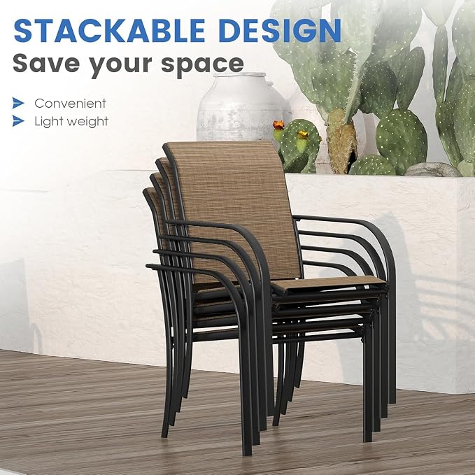 VICLLAX 5 Pieces Patio Dining Set - Image 3