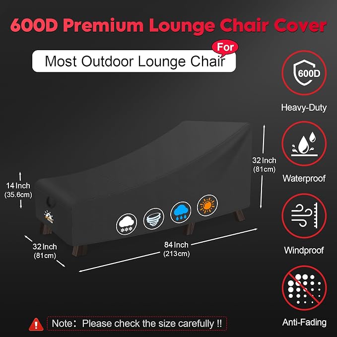 Zettum Outdoor Lounge Chair Cover - Image 2