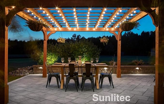 Solar String Lights Waterproof LED Indoor/Outdoor Hanging Umbrella Lights - 50 - Image 5