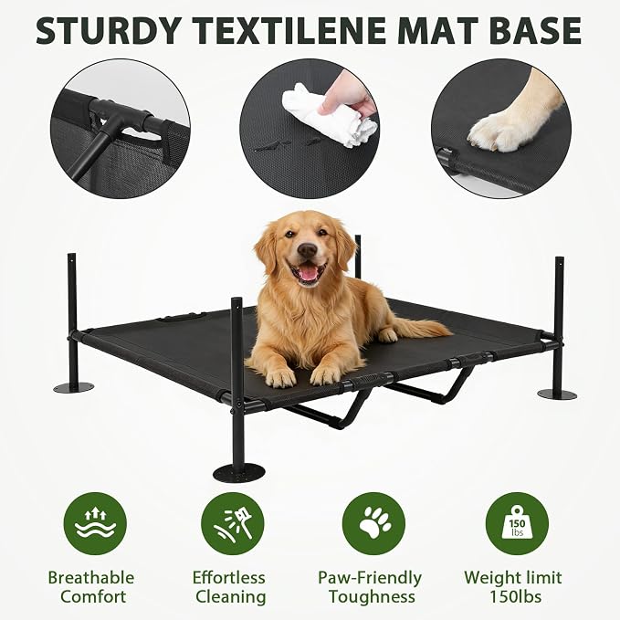 Large Dog House with Bed - Image 3