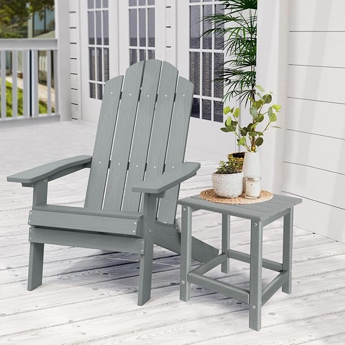 Outdoor Side Tables Adirondack, HDPE Small Table - Image 2