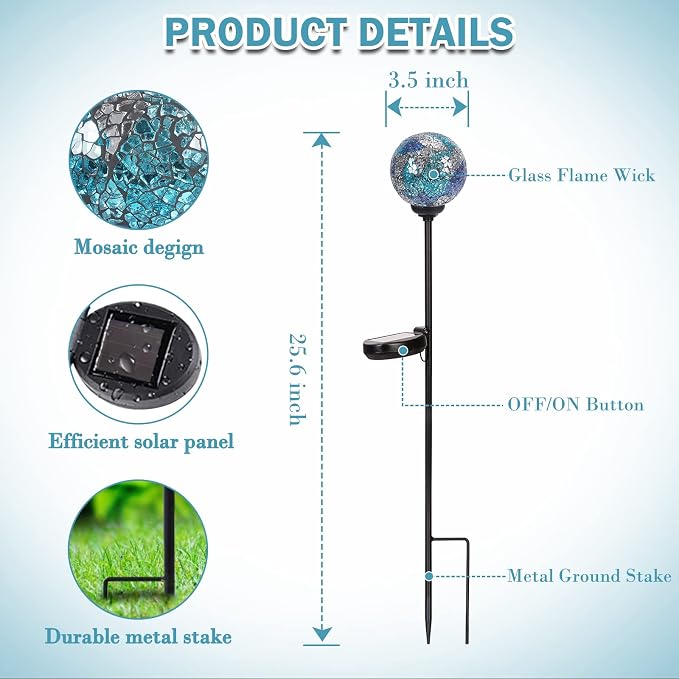 Solar Garden Lights Outdoor Decorative - Image 2