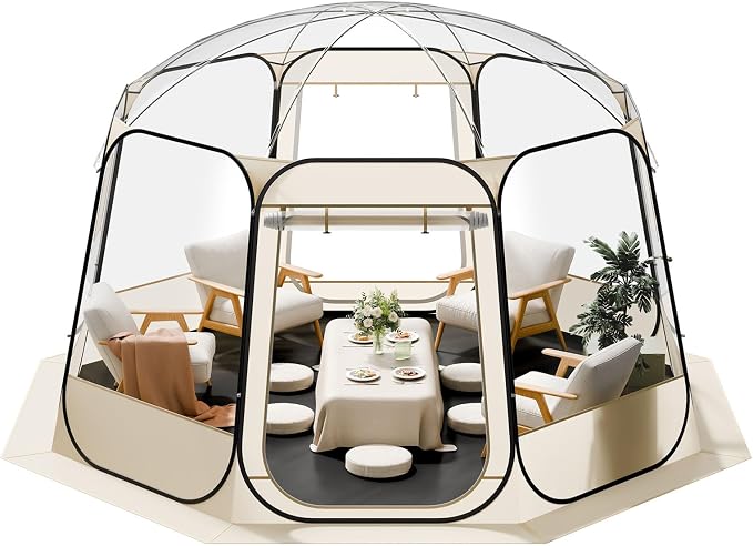 VEVOR Pop up Sports Tent, 8 Sizes Optional Clear Bubble Tent - Image 8