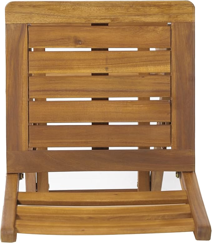 Christopher Knight Home Tundra Outdoor Foldable Wood Barstool Set, 2-Pcs Set - Image 9