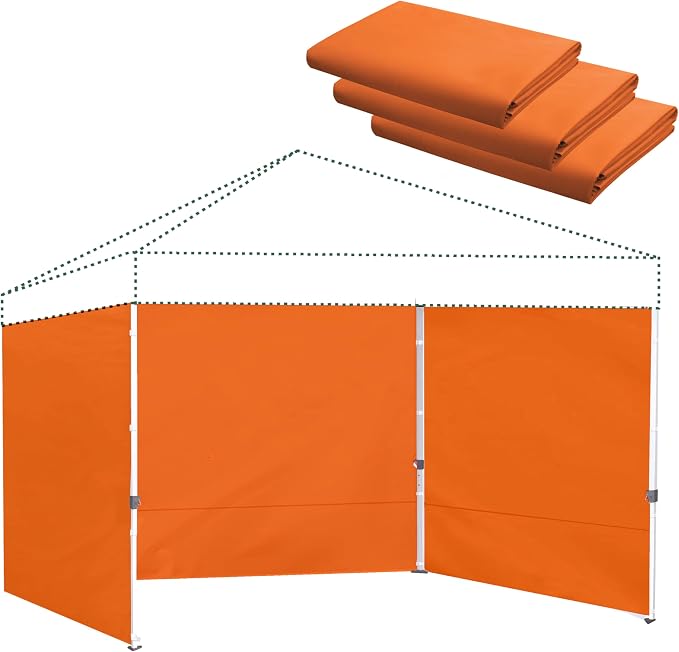 Canopy Sidewalls for 10x10 Pop Up Canopy 99% UV Protection, Waterproof by Unknown