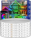 zoegi 500ft Outdoor LED Strip Lights Waterproof, Music Sync RGB IP68 Outside by Unknown