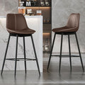 VASAGLE Bar Stools Set of 2, Bar Height Bar Stools by VASAGLEbySONGMICSHOME