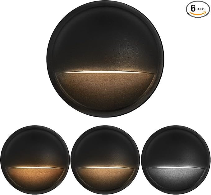LED Low Voltage Deck Lights Outdoor Waterproof, 12V-24V AC/DC Die-cast Aluminum by Unknown