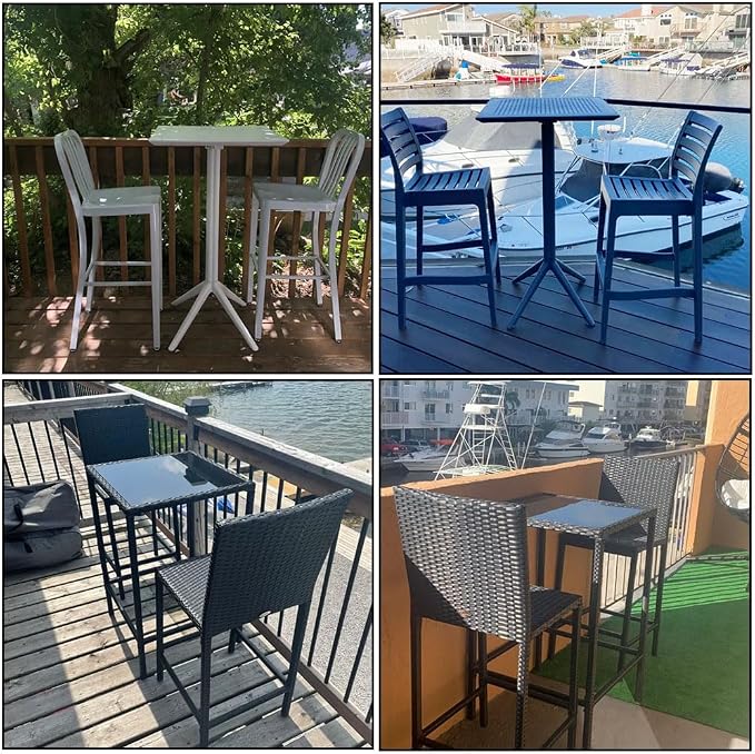 Outdoor Bar Height Dining Set Cover - Image 6