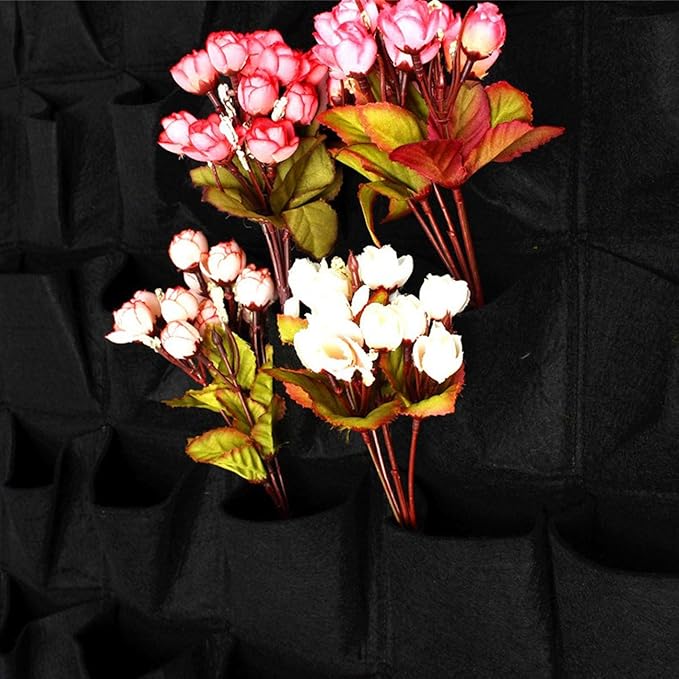 Ogrmar 36 Pockets Vertical Wall Garden Planter Plant Grow Bag - Image 5