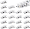 Solar Fence Lights 20 Pack, 50 Lumens Outdoor Solar Lights by JOFIOS