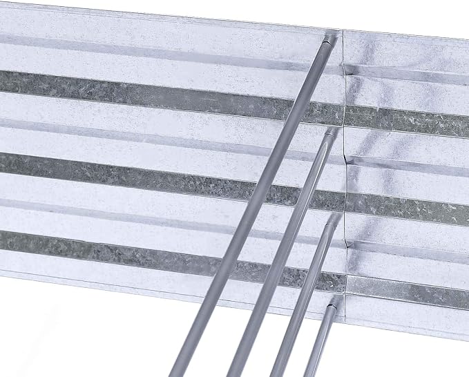 Galvanized Raised Garden Beds for Vegetables Large Metal Planter Box Steel Kit - Image 4