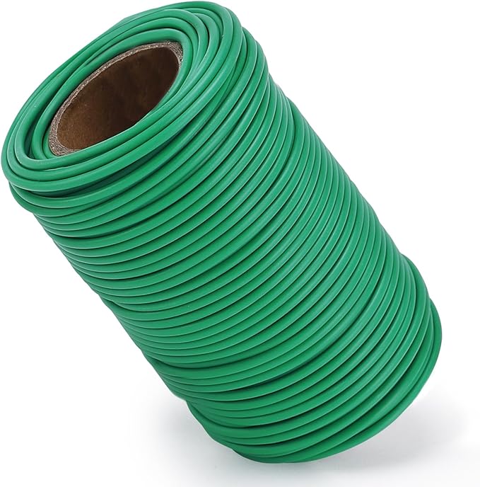 130 Feet Soft Plant Tie Green Twist Garden Ties by TELENT+OUTDOORS