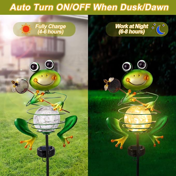 Frog Solar Garden Light - Image 3
