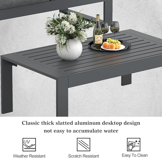 Outdoor Aluminum Furniture Set - Image 6