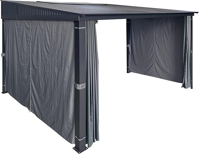 APEX GARDEN Universal 3-Side Privacy Curtain Set by APEXGARDEN