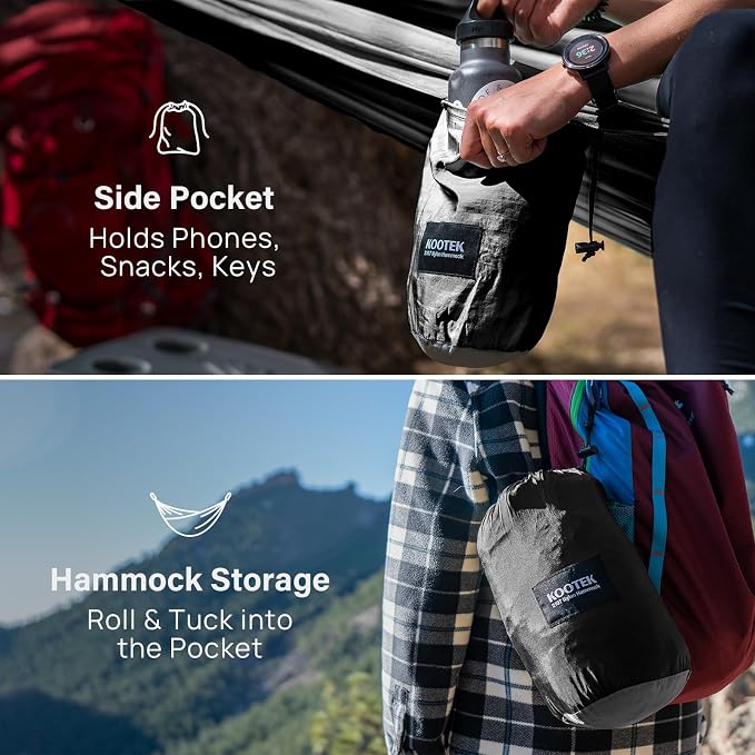 Kootek Camping Hammock, Portable Hammocks - Image 4