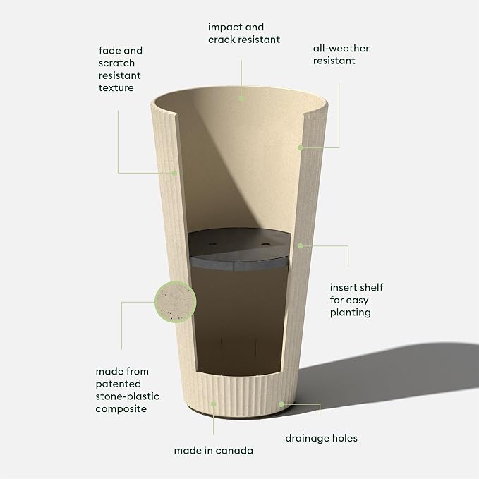 Veradek Demi Series Tall Planter - Image 2