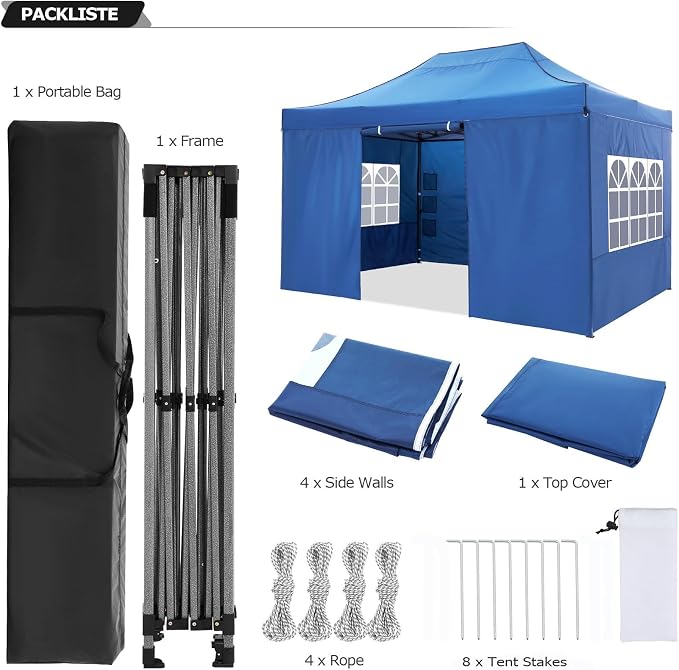 COBIZI 10x15 Pop Up Canopy - Image 6