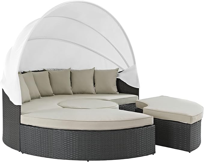 Modway Sojourn Outdoor Patio Sunbrella Sectional Daybed - Image 3