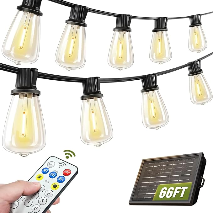 Solar String Lights Outdoor Waterproof by SkoiucLights