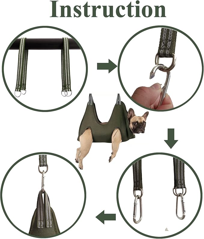 10 in 1 Pet Dog Grooming Hammock Harness - Image 5