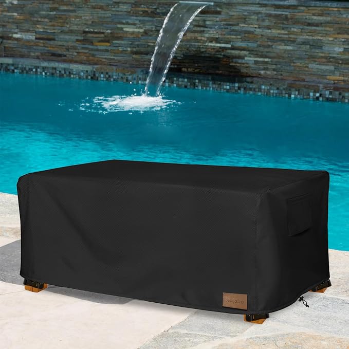 Waterproof Outdoor Coffee Table Cover, Rectangular Patio Small Side Table Cover - Image 5