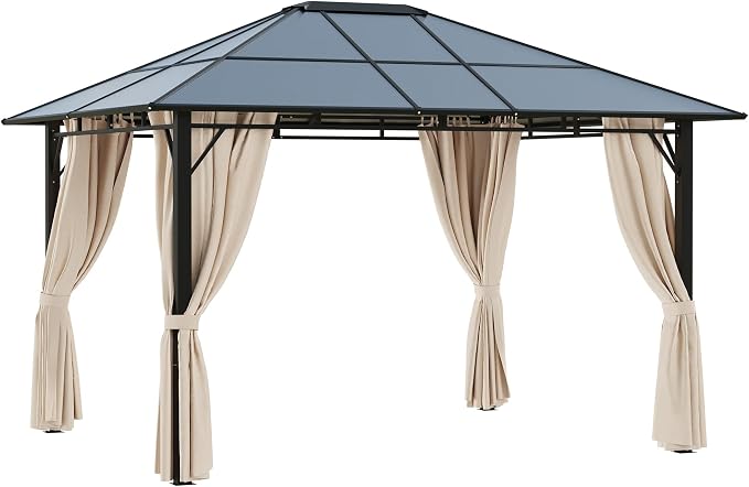 Outsunny 10' x 12' Hardtop Gazebo Canopy by Outsunny