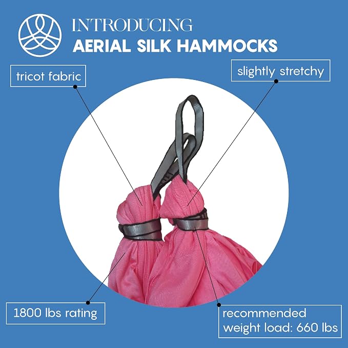 Aerial Silk Yoga Hammock & Swing - Image 2