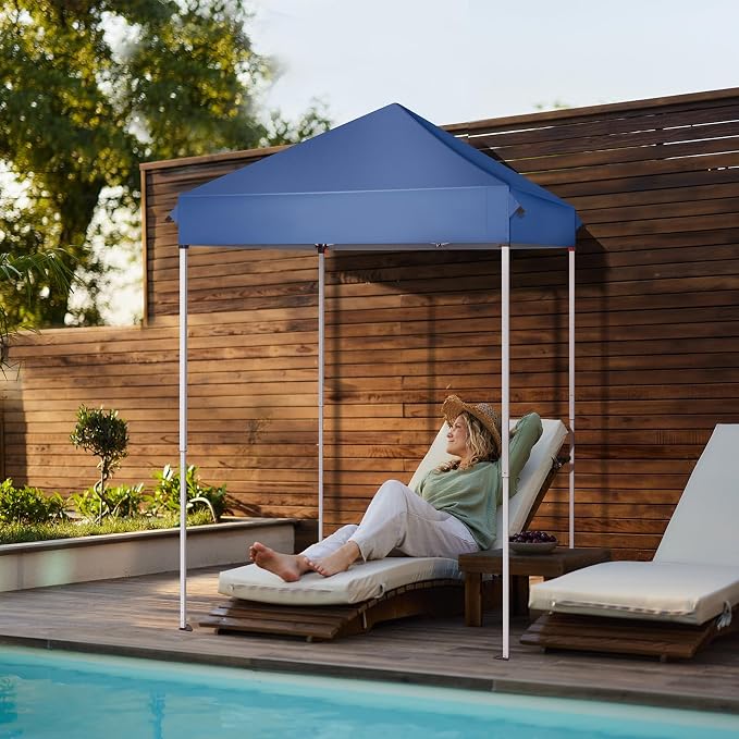 Outvita 5x5 Pop Up Canopy Tent, Ez Up Outdoor Canopy Tent Instant Shelter - Image 8