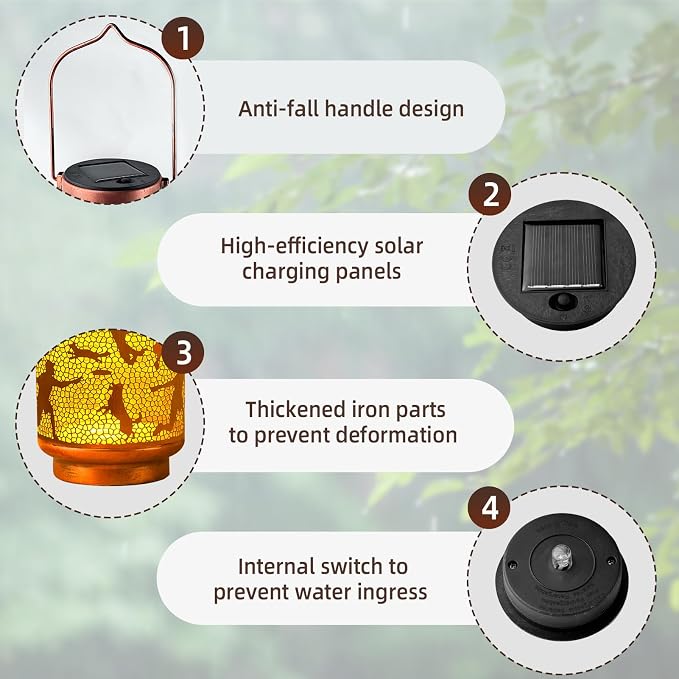 Solar Lanterns Outdoor Waterproof Gifts - Image 6