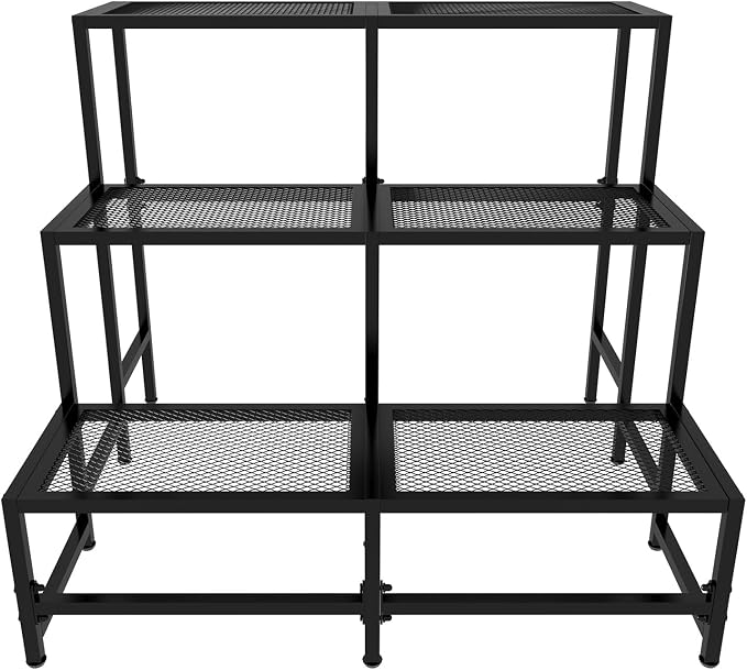 Garden 4 you 3 Tier Split Type Large Metal Plant Stand Stackable, Garden - Image 8