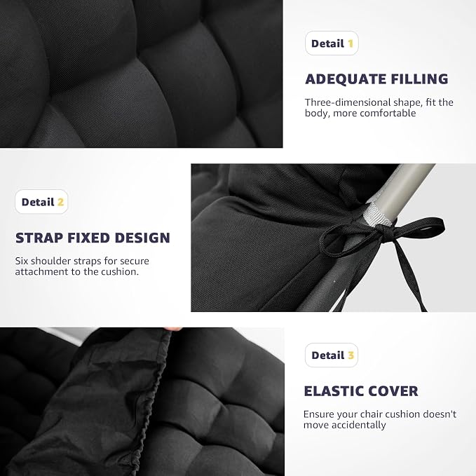 Patio Lounge Chair Cushion, Waterproof Zero Gravity Chair Cushions - Image 4