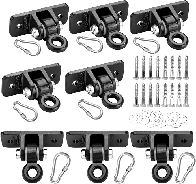 BETOOLL Heavy Duty Swing Hangers Swing Set Hardware Playground Porch Yoga Seat by BETOOLL