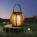 Solar Lanterns Outdoor Waterproof, Imitation Candle Lantern in Bohemian Style by LEOKED
