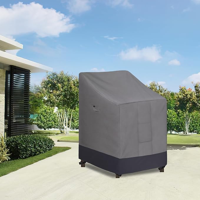 Easy-Going Heavy Duty Outdoor Stackable Chair Cover, Waterproof Patio Chair - Image 2