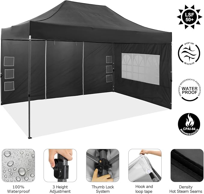 COBIZI 10x15 Pop up Canopy Tent 10x15 Canopy - Image 2