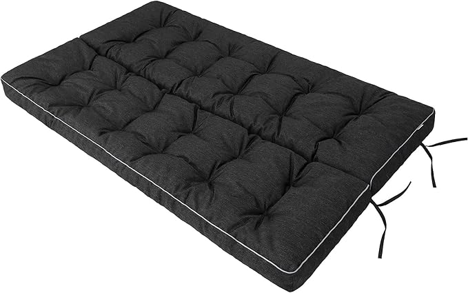 Outside Benches Cushion with Backrest, Thicken Waterproof Swing Cushions 2/3 - Image 3
