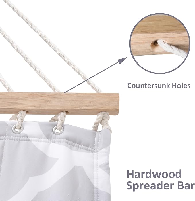 SUNCREAT Replacement Hammock for Stand, 475 lbs Capacity, Two Person Backyard - Image 4