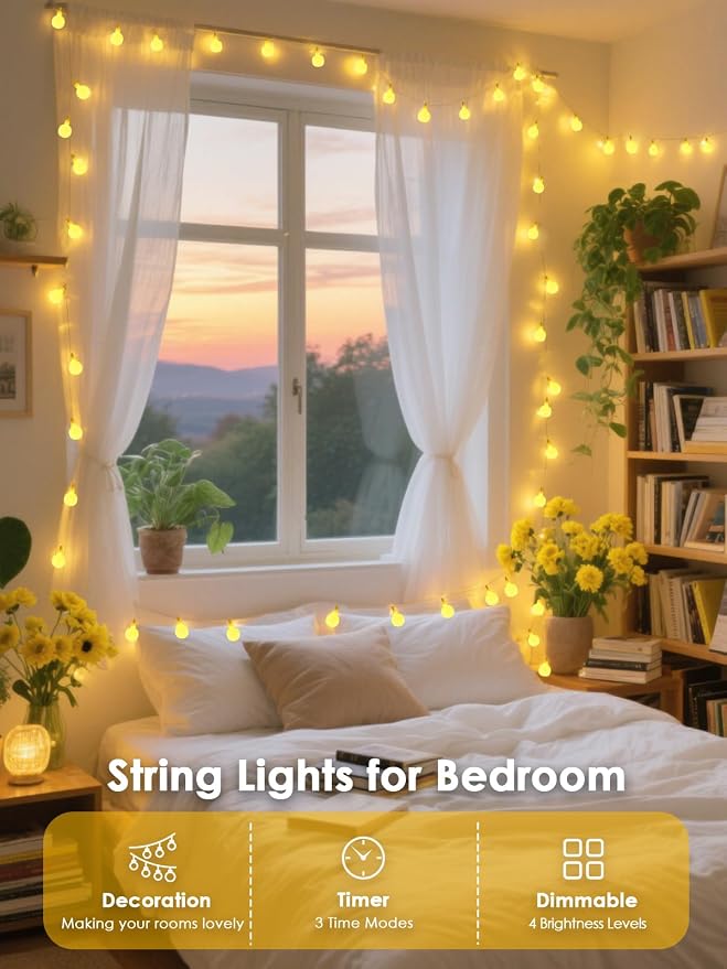300LED Globe String Lights Indoor Outdoor - Image 4
