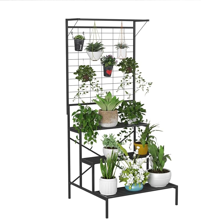 Zhongma 3 Tier Large Heavy Duty Plant Stand - Image 7
