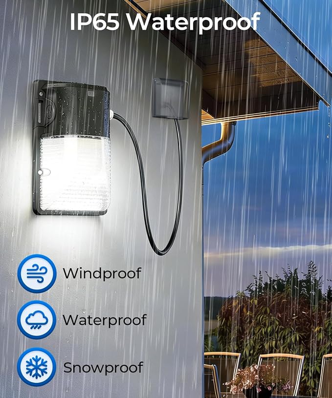 CINOTON 30W Plug in LED Wall Pack Light - Image 5