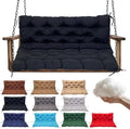 Swing Replacement Cushions for Outdoor: 2-3 Seater Waterproof Porch Bench by QLWYKJP