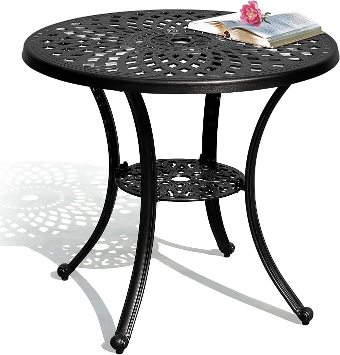 DWVO 30 Inches Round Patio Dining Table by DWVO