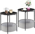 VECELO Round Side/End Table by VECELO