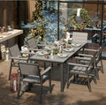 Outdoor Dining Set for 6, Patio Table and Chairs Set by PatioKingdom